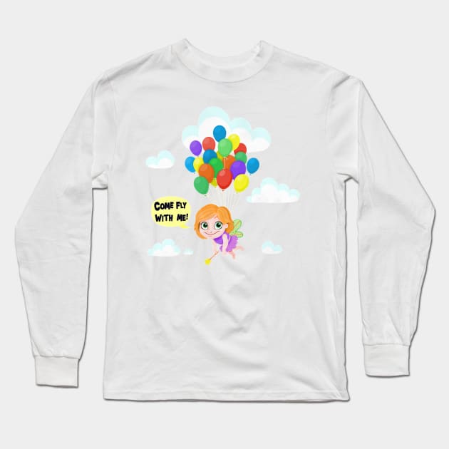 Come fly with me! Long Sleeve T-Shirt by jorgeeeel